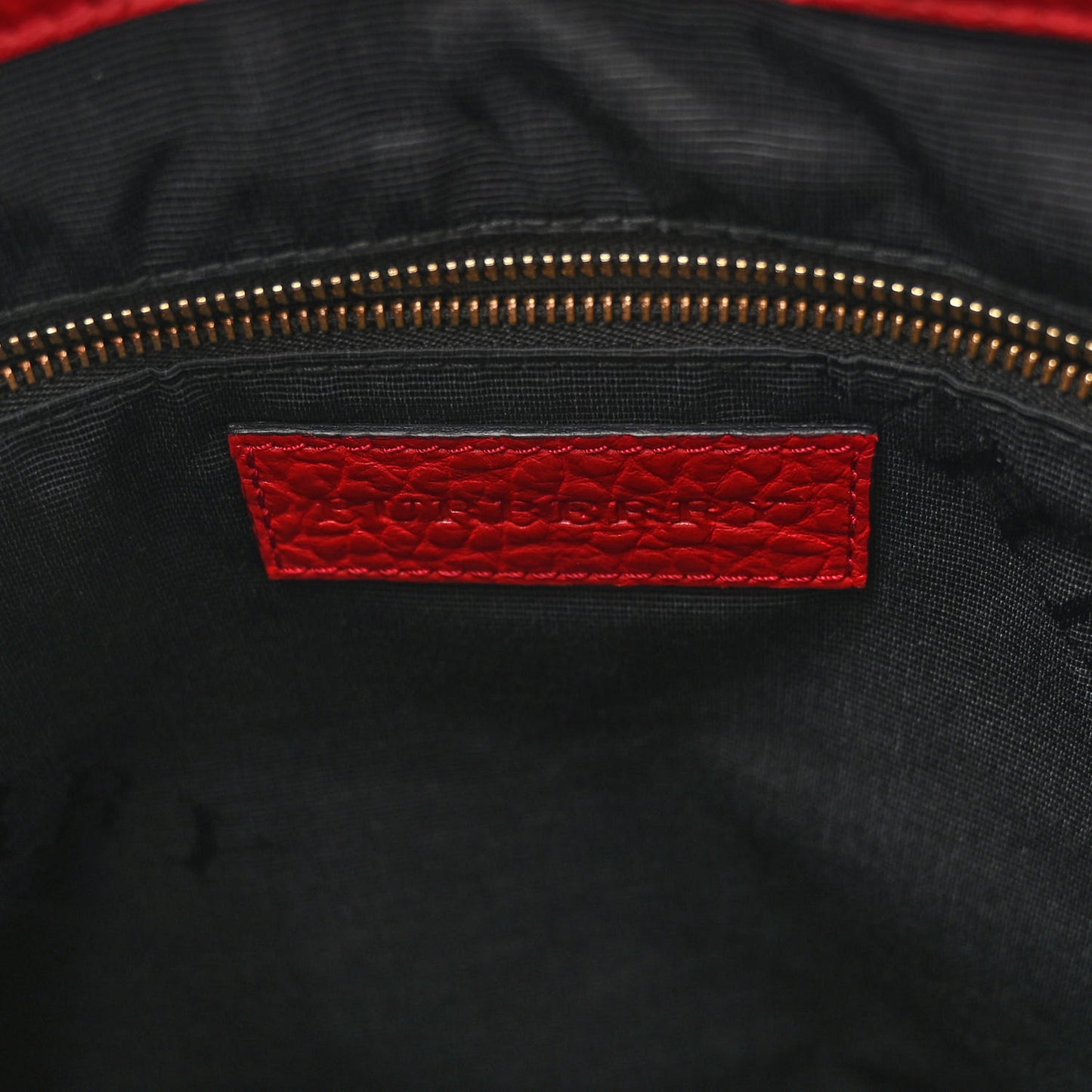 Heritage Grain Check Embossed Medium Dewsbury Tote Military Red
