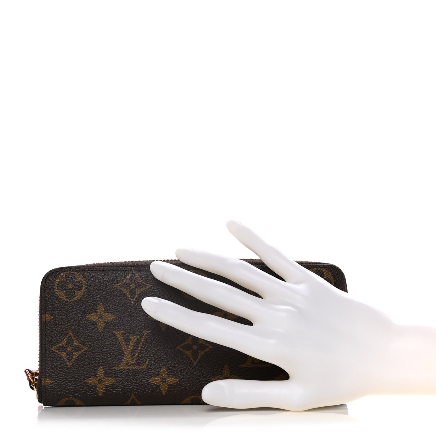 Monogram Clemence Wallet Fuchsia