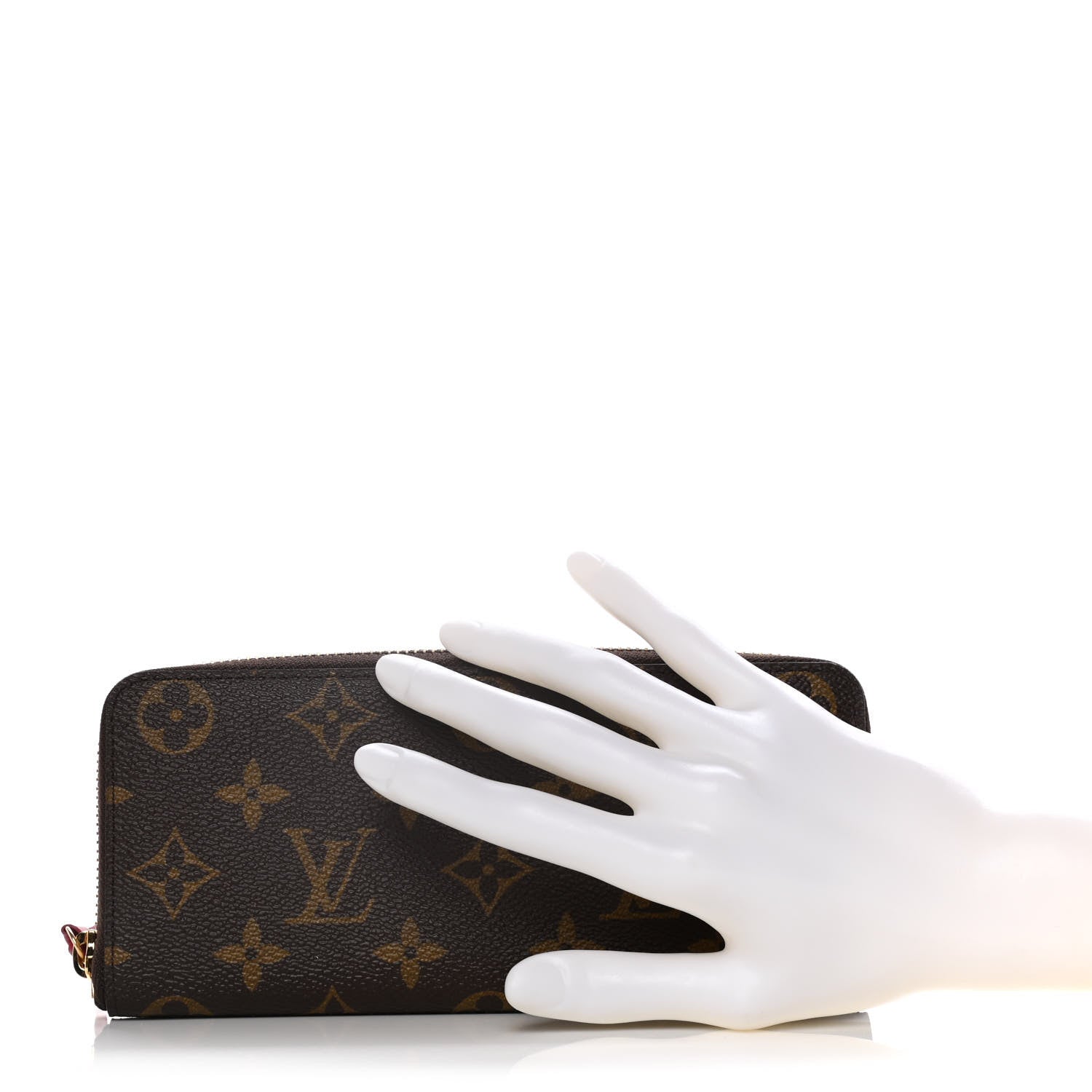 Louis Vuitton Monogram Clemence Wallet Fuchsia 2 of 7