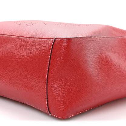 Stella McCartney Grainy Alter Mat Perforated Tote Red 9 of 9