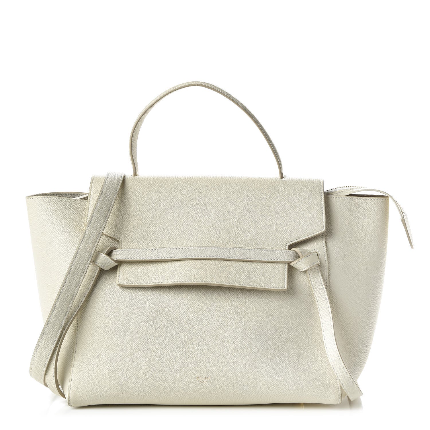 Celine Grained Calfskin Mini Belt Bag White 1 of 9