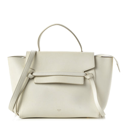 Celine Grained Calfskin Mini Belt Bag White 1 of 9