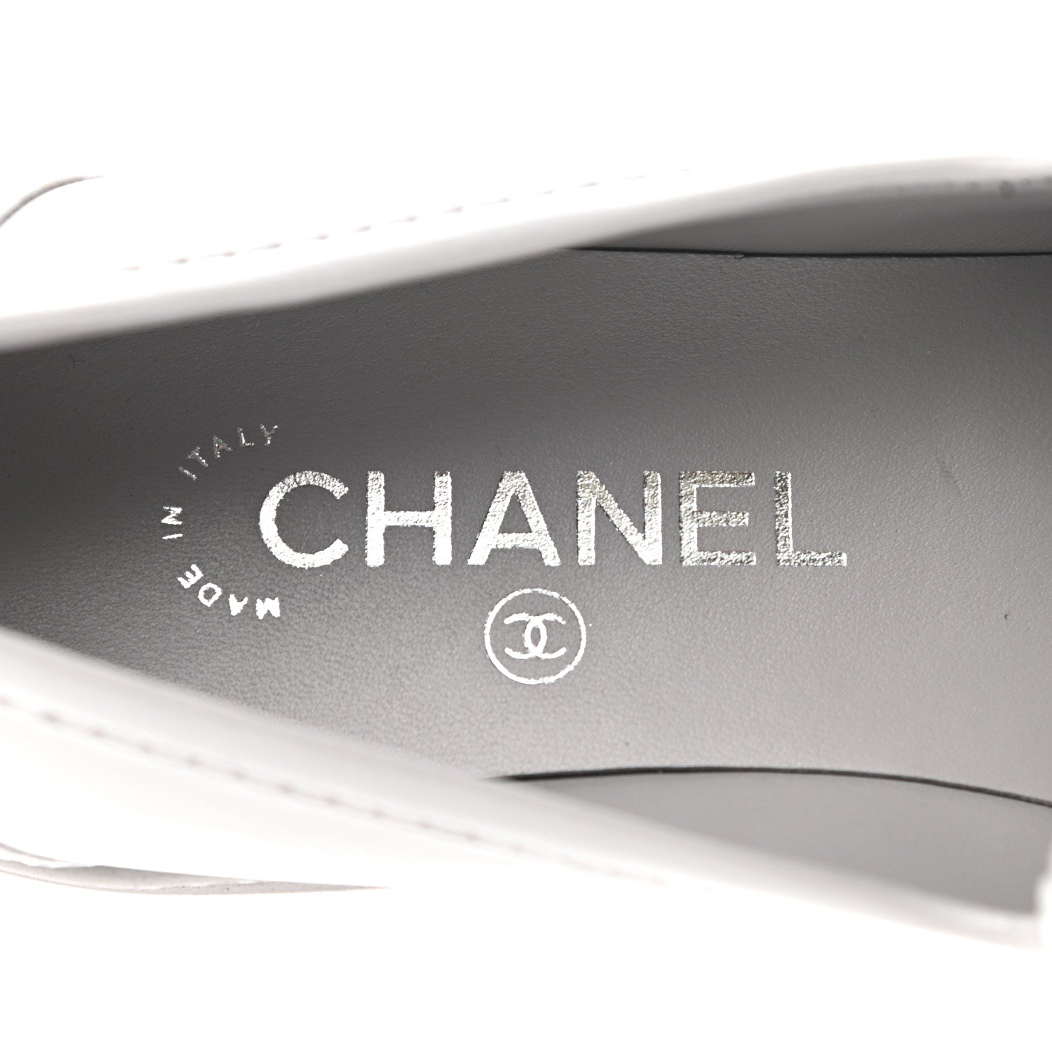 Chanel Lambskin Quilted CC Turnlock Loafers 39 Grey 7 of 9