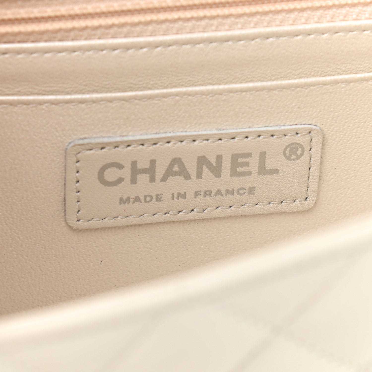 Chanel Calfskin Quilted Mini Rectangular Flap White 6 of 13