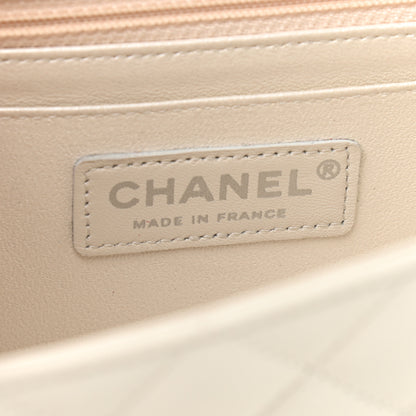 Chanel Calfskin Quilted Mini Rectangular Flap White 6 of 13