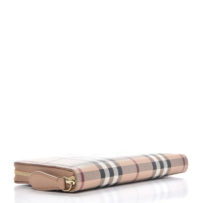 Burberry Haymarket Check Zip Around Wallet 4 of 8
