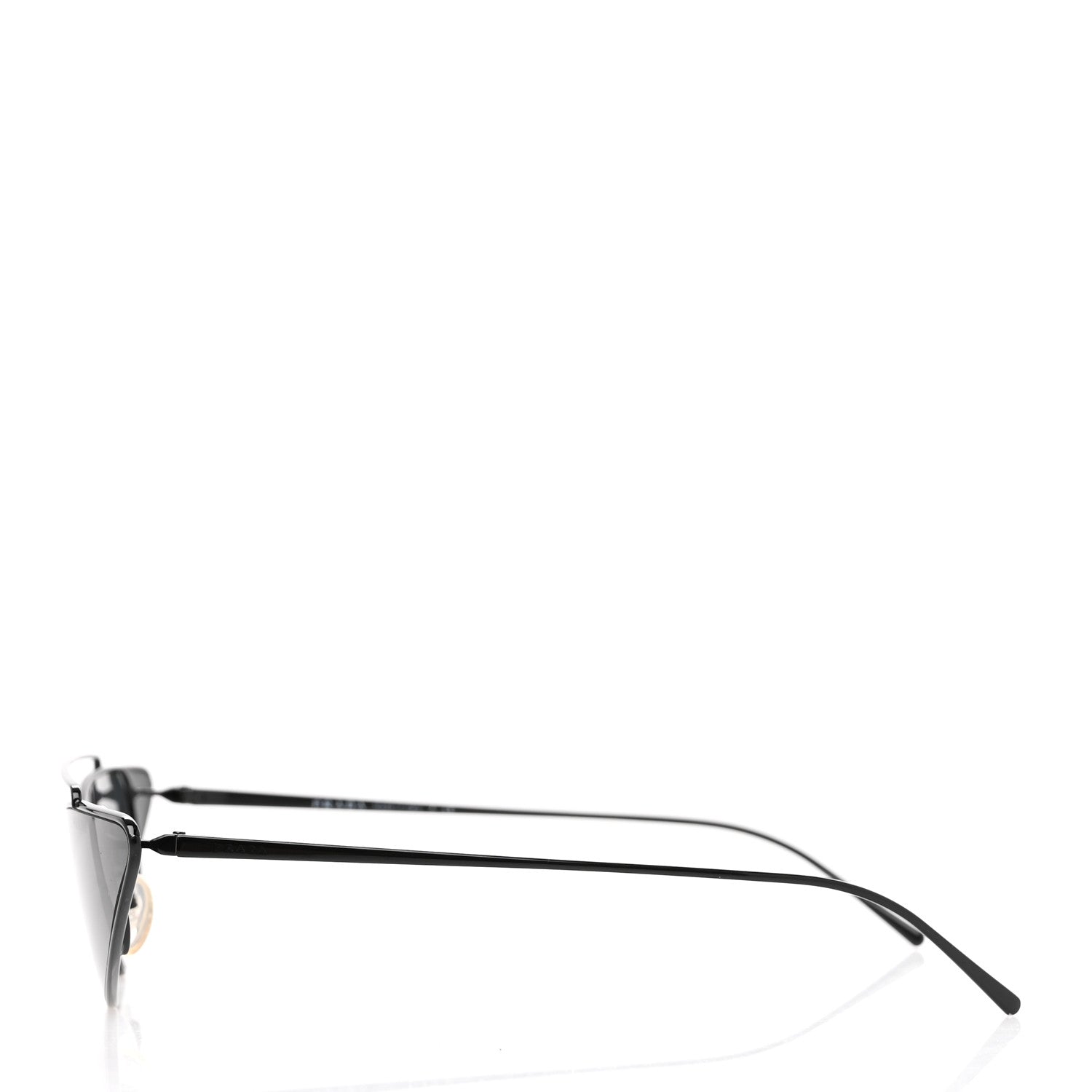 Prada Cat Eye Sunglasses SPR 63U Black 3 of 8