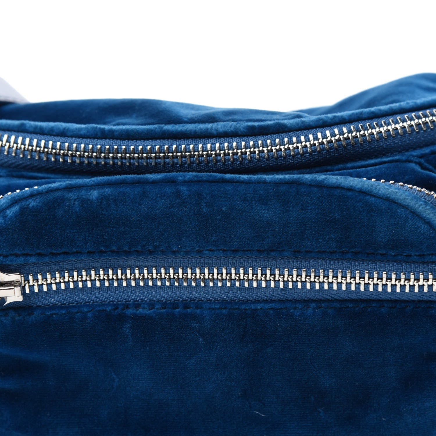 Alexander Wang Velvet Attica Belt Bag Blue 10 of 10