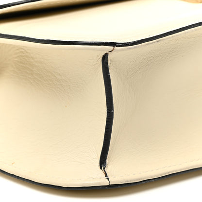 Valentino Garavani Vitello Medium Glam Lock Rockstud Flap Light Ivory 7 of 20