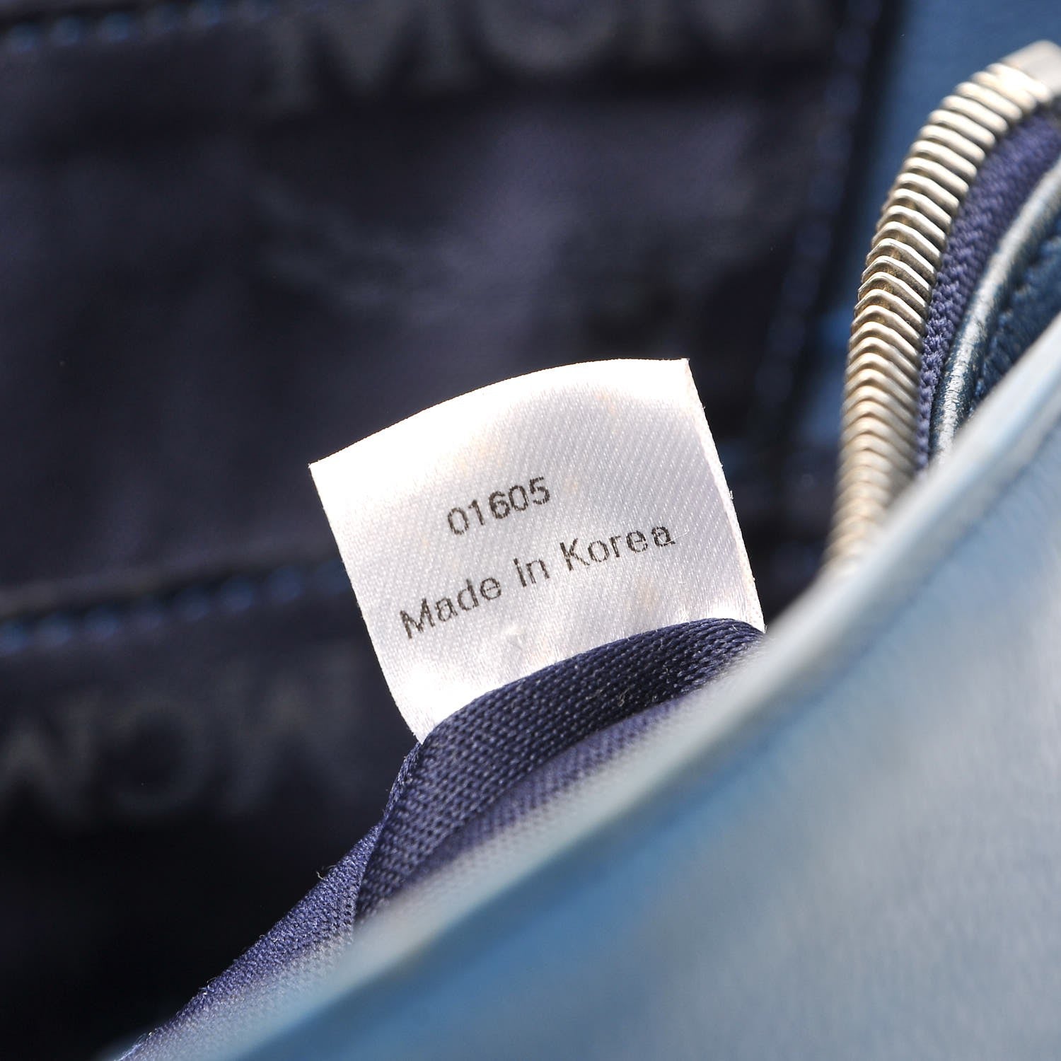 MCM Calfskin Studded Tote Bag Blue 9 of 24