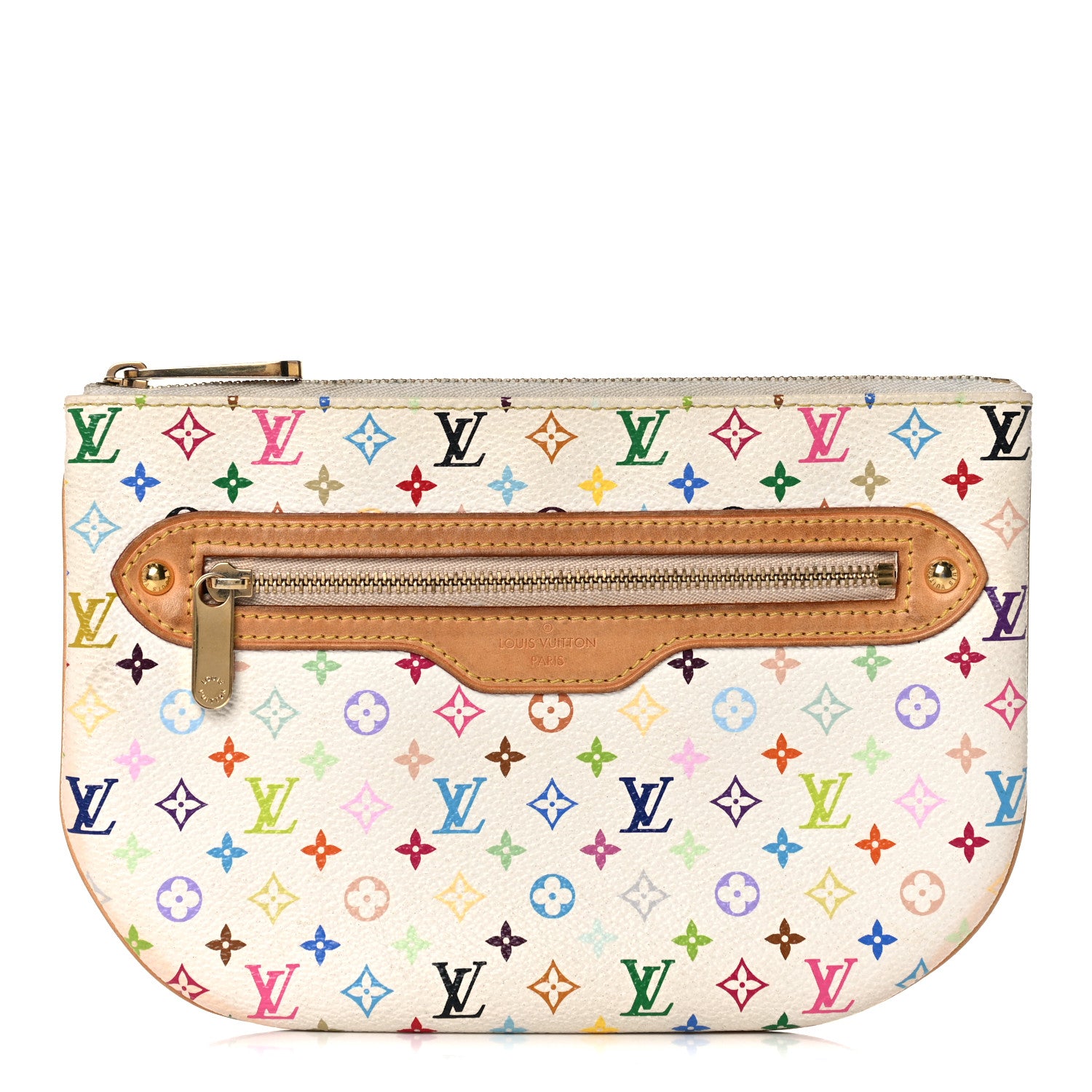Louis Vuitton Monogram Multicolor Pochette Plate GM White 1 of 14