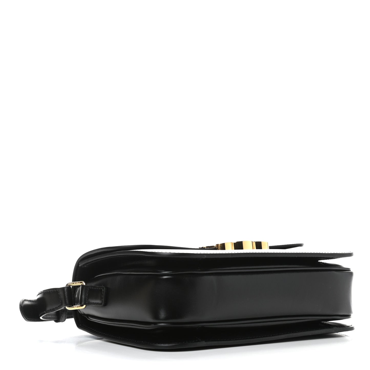 Shiny Calfskin Medium Triomphe Black