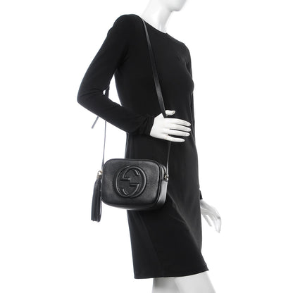 Gucci Pebbled Calfskin Small Soho Disco Bag Black 2 of 7