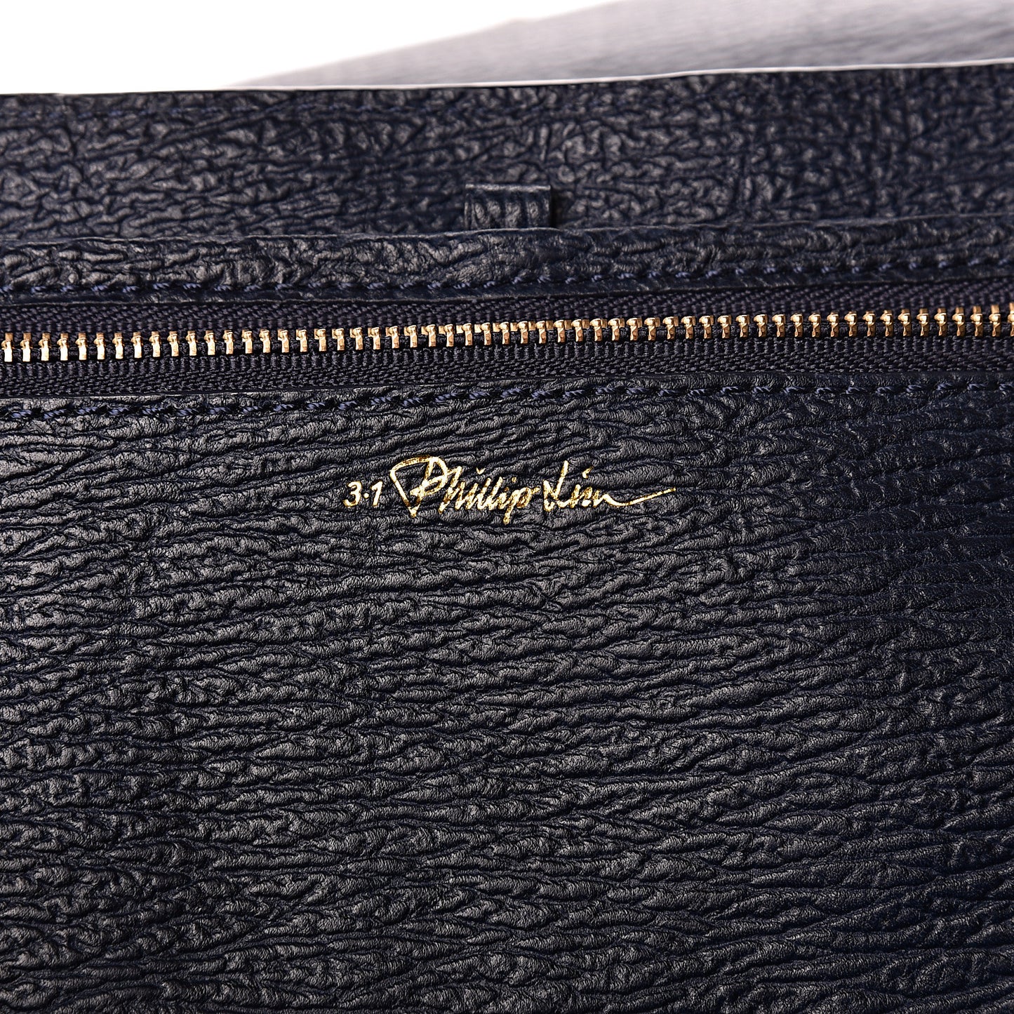 3.1 Textured Calfskin Large Pashli Satchel Ink