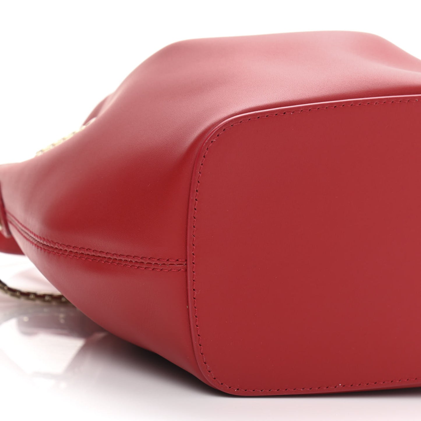 Calfskin Serpenti Forever Bucket Bag Red