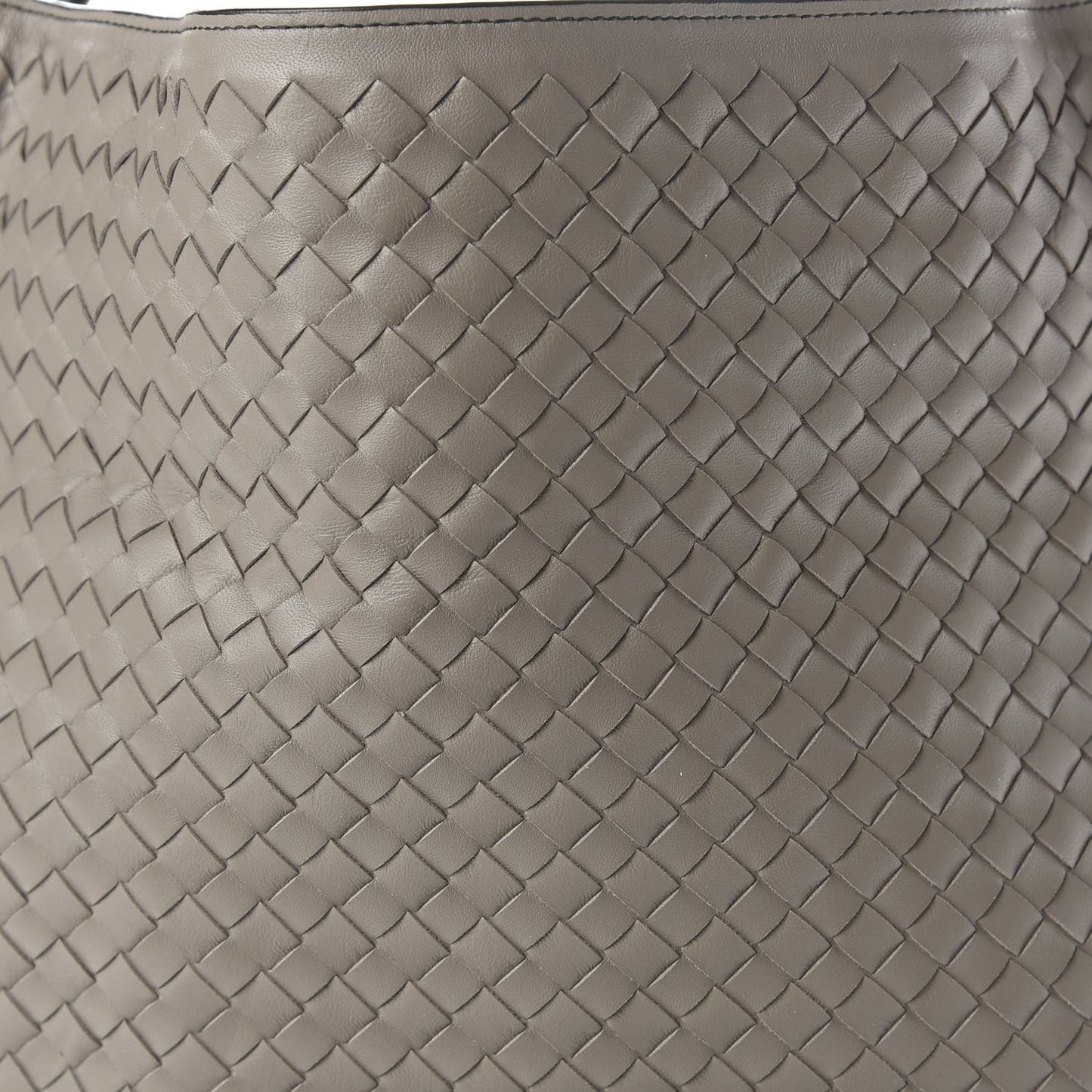 Nappa Intrecciato Medium Loop Steel