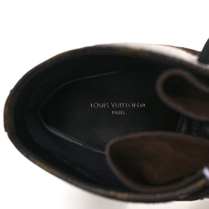 Louis Vuitton Suede Monogram Beaubourg Ankle Boots 39 Marron 8 of 10