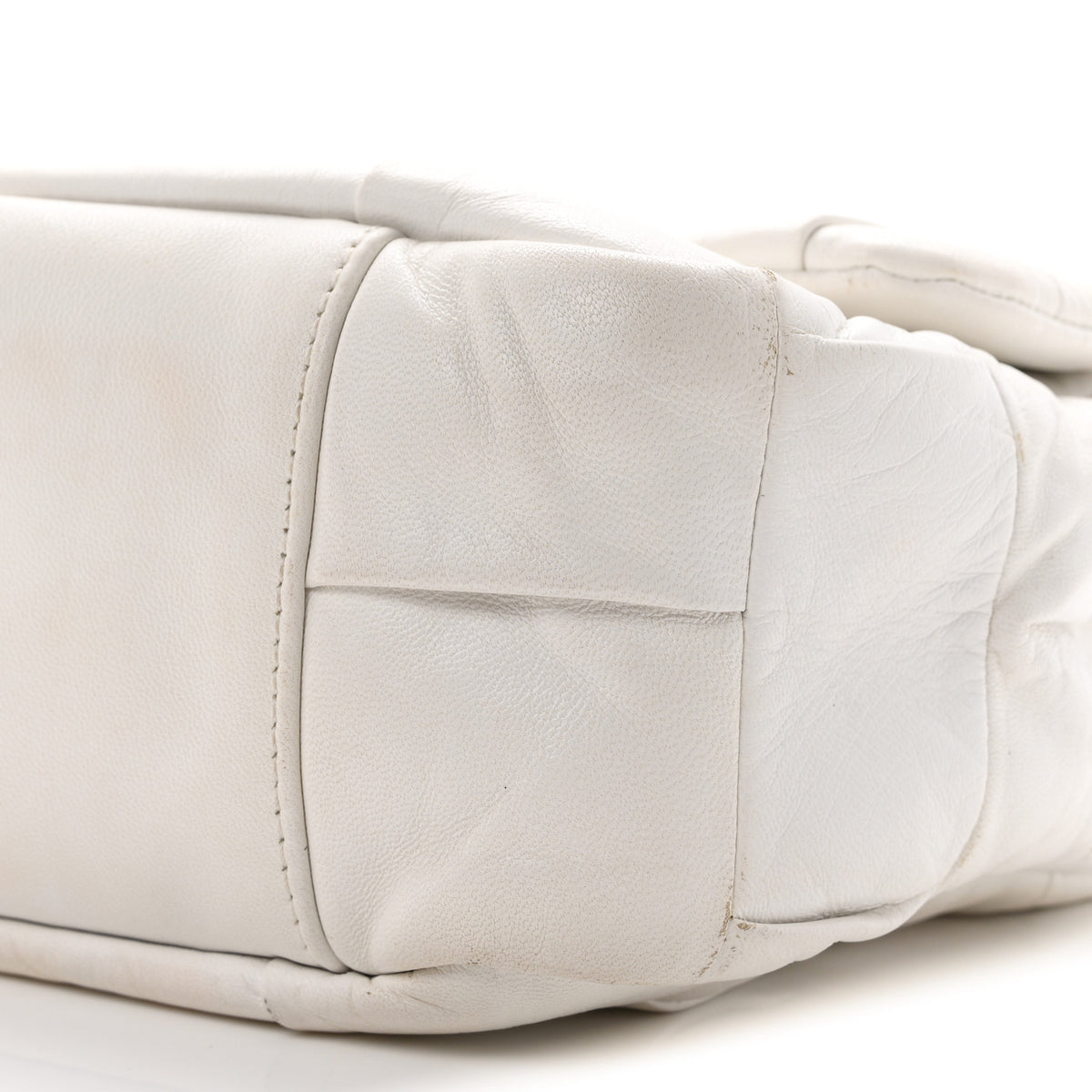 Chanel Lambskin Igloo Single Flap White 10 of 11