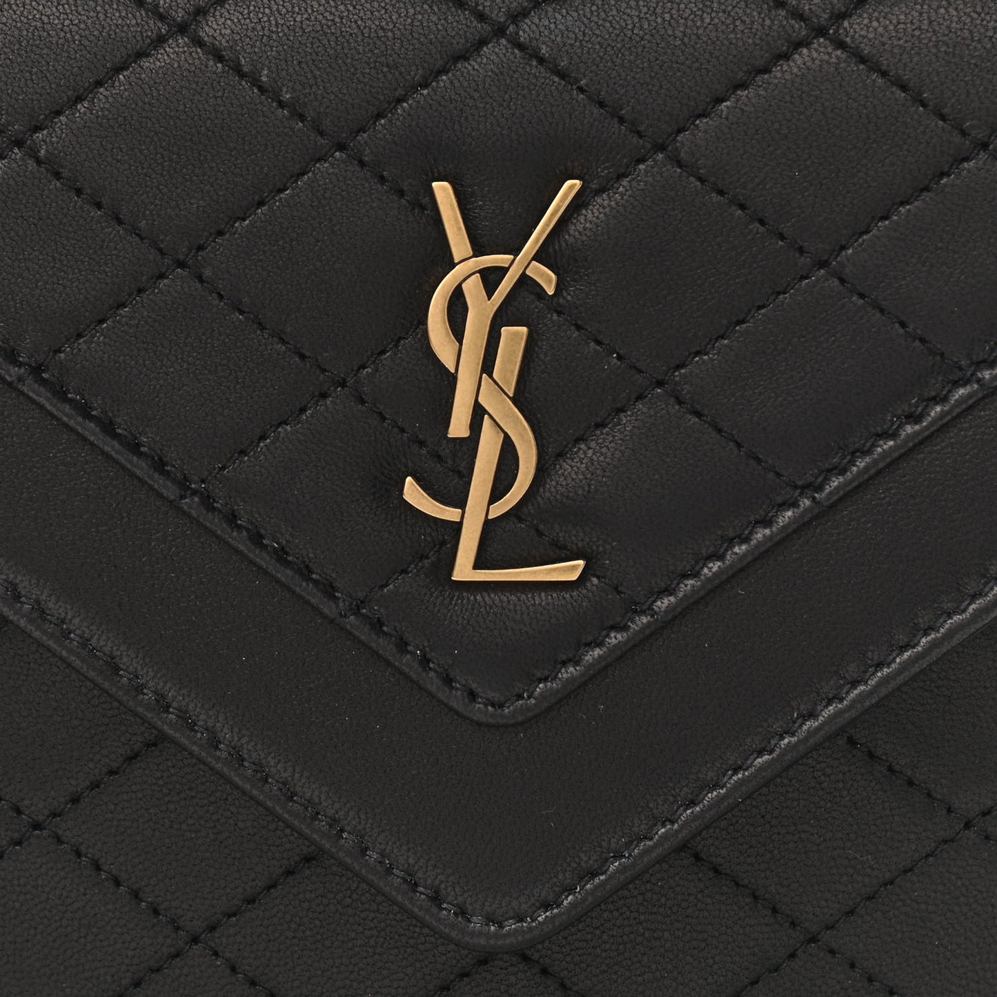 Lambskin Quilted Mini Gaby Satchel Black