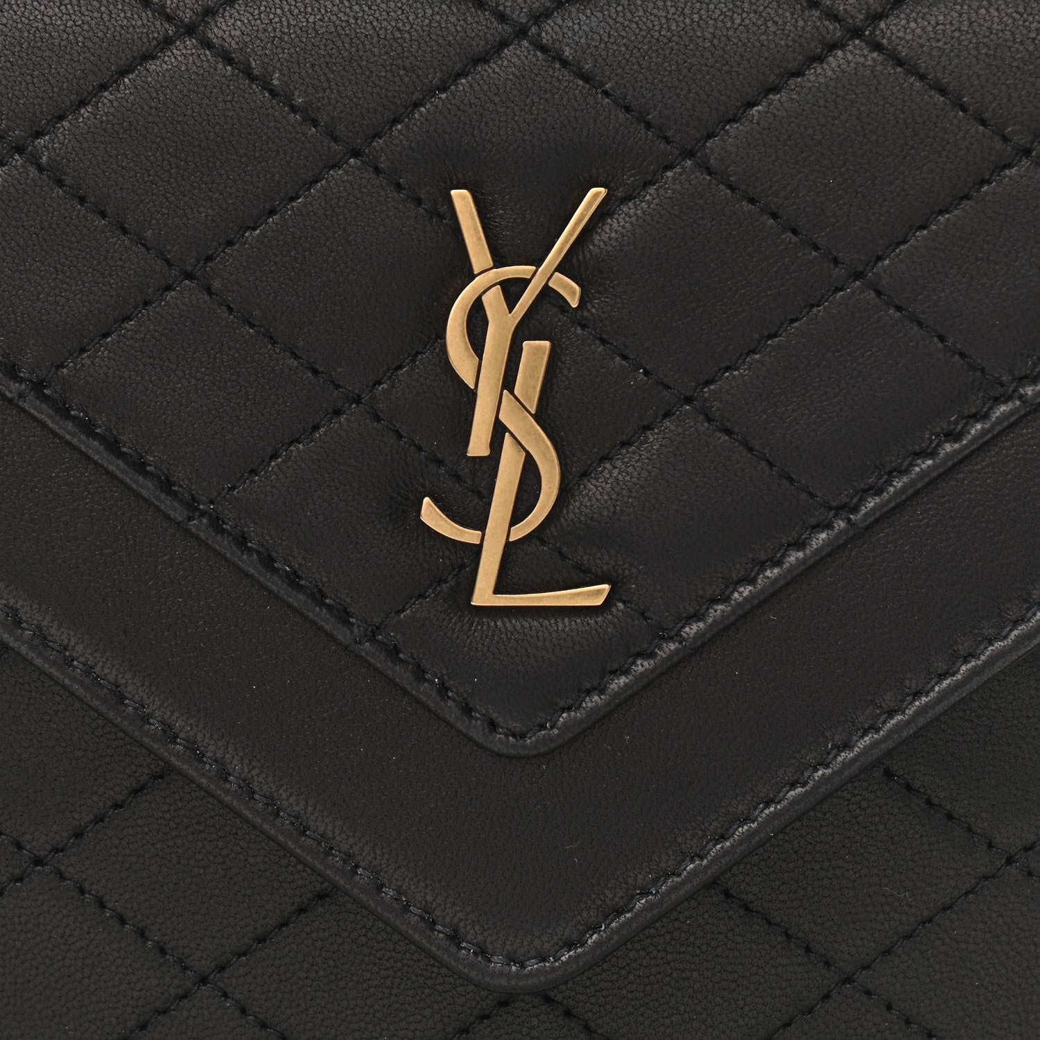 Saint Laurent Lambskin Quilted Mini Gaby Satchel Black 8 of 10