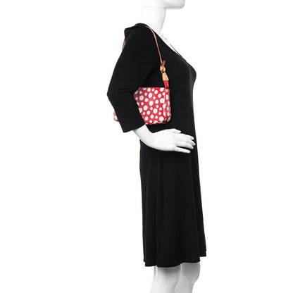 Louis Vuitton Vernis Kusama Infinity Dots Pochette Accessories Red 2 of 9