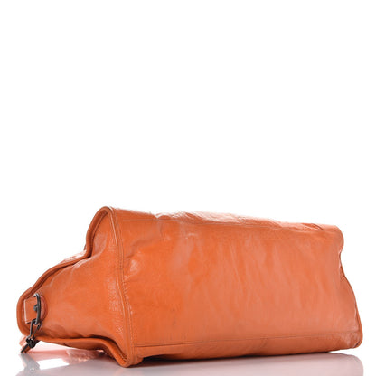 Balenciaga Agneau Classic Hardware Part Time Tangerine 4 of 9