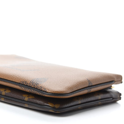 Louis Vuitton Reverse Monogram Giant Double Zip Pochette 7 of 11