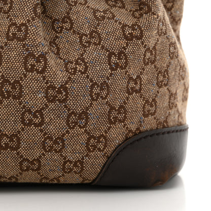 Gucci Monogram Medium Sukey Top Handle Dark Brown 24 of 28