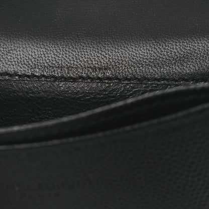 Saint Laurent Grain De Poudre Business Card Case Black 7 of 9