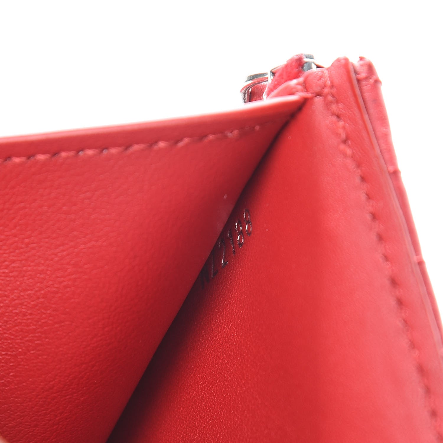 Louis Vuitton Calfskin New Wave Compact Wallet Rouge 7 of 8