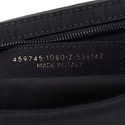 Balenciaga Nylon Embroidered Documents Case Milano Paris Los Angeles Black 7 of 7