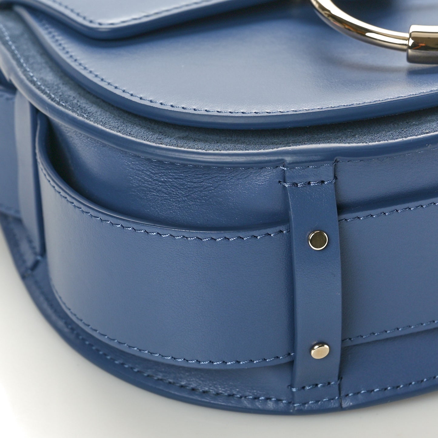 Calfskin Small Tess Bag Deep Ocean Blue