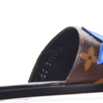 Louis Vuitton Calfskin Monogram Heart Flat Mules 37 Cacao 7 of 9