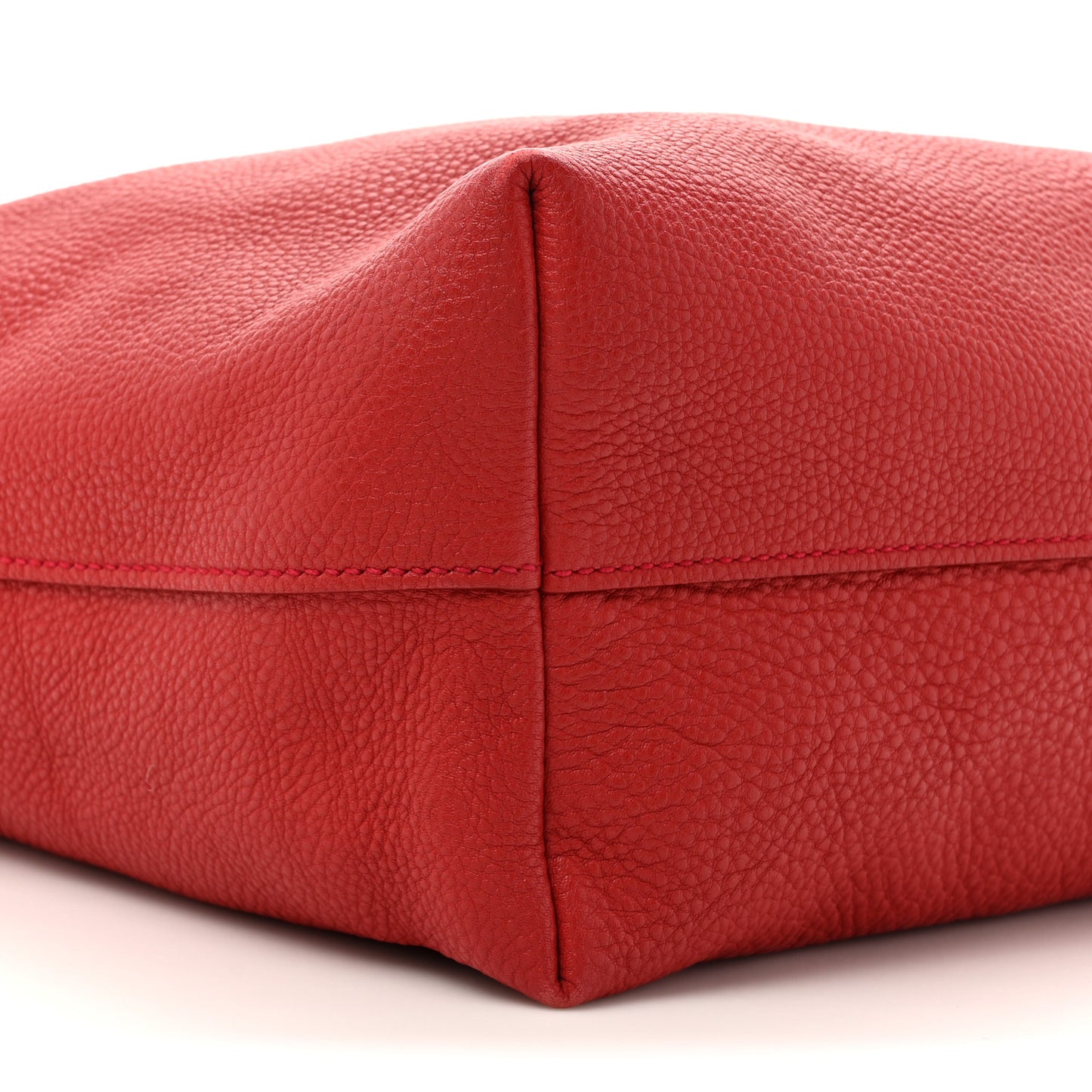 Vitello Daino Shopping Tote Fuoco