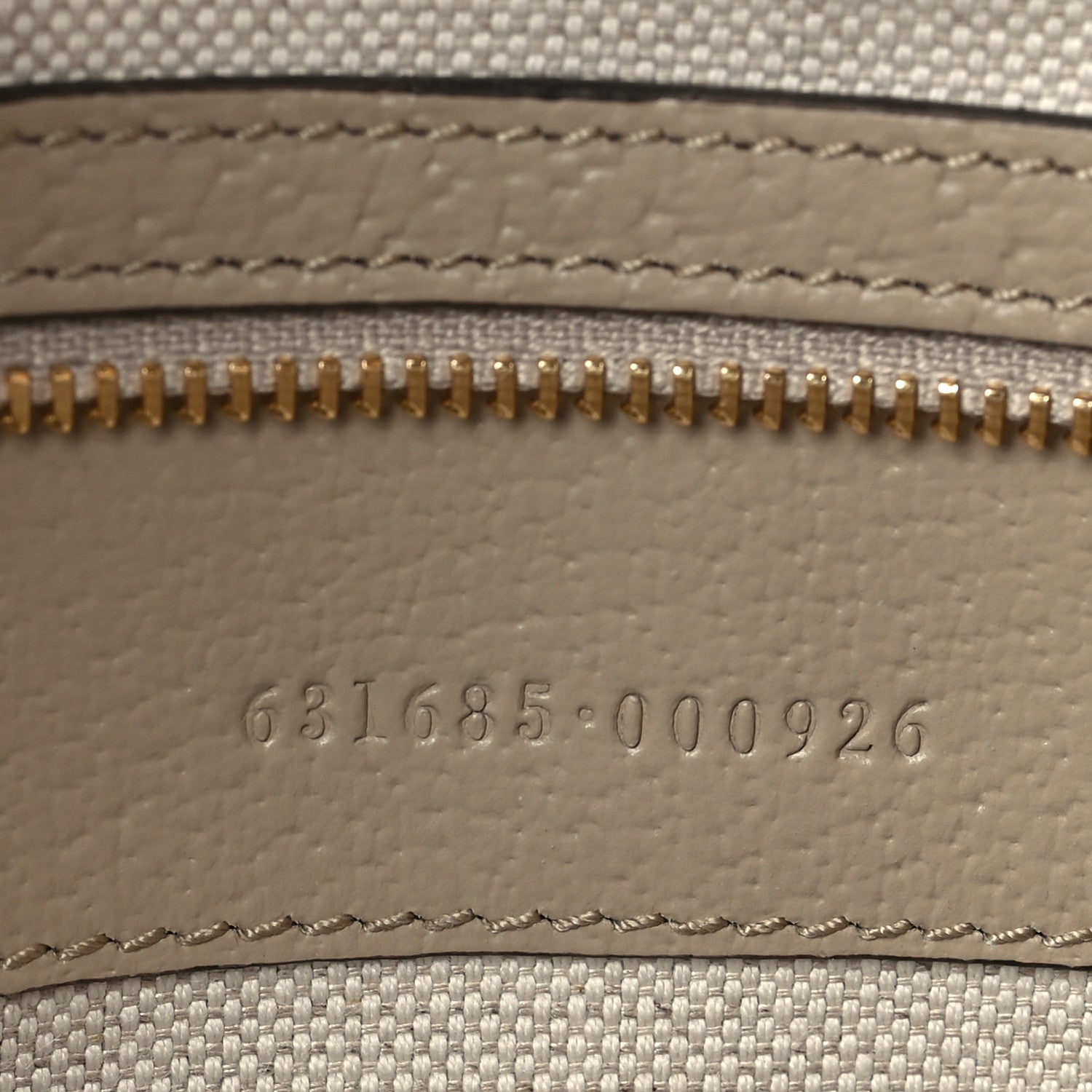 Gucci GG Supreme Monogram Textured Dollar Calfskin Web Medium Ophidia Shopping Tote Beige Mystic White Oatmeal 7 of 10