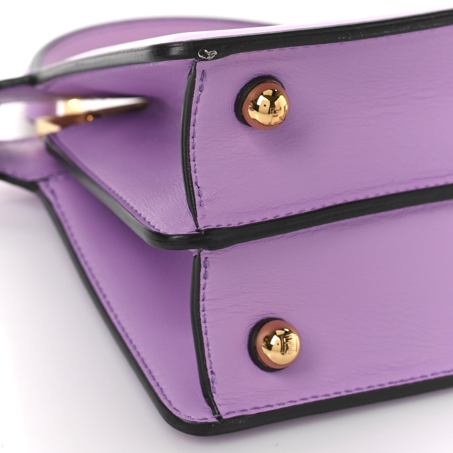Shiny Nappa Petite Peekaboo I SEE U Satchel Violetta