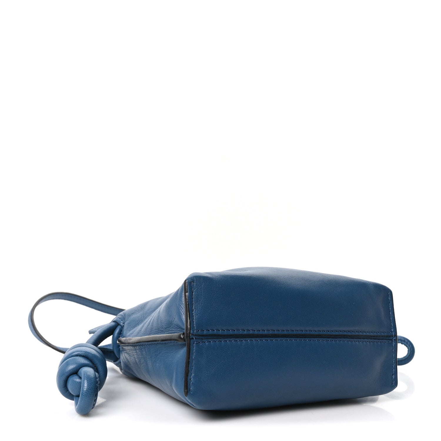Loewe Nappa Mini Flamenco Knot Clutch Abyss Blue 4 of 9