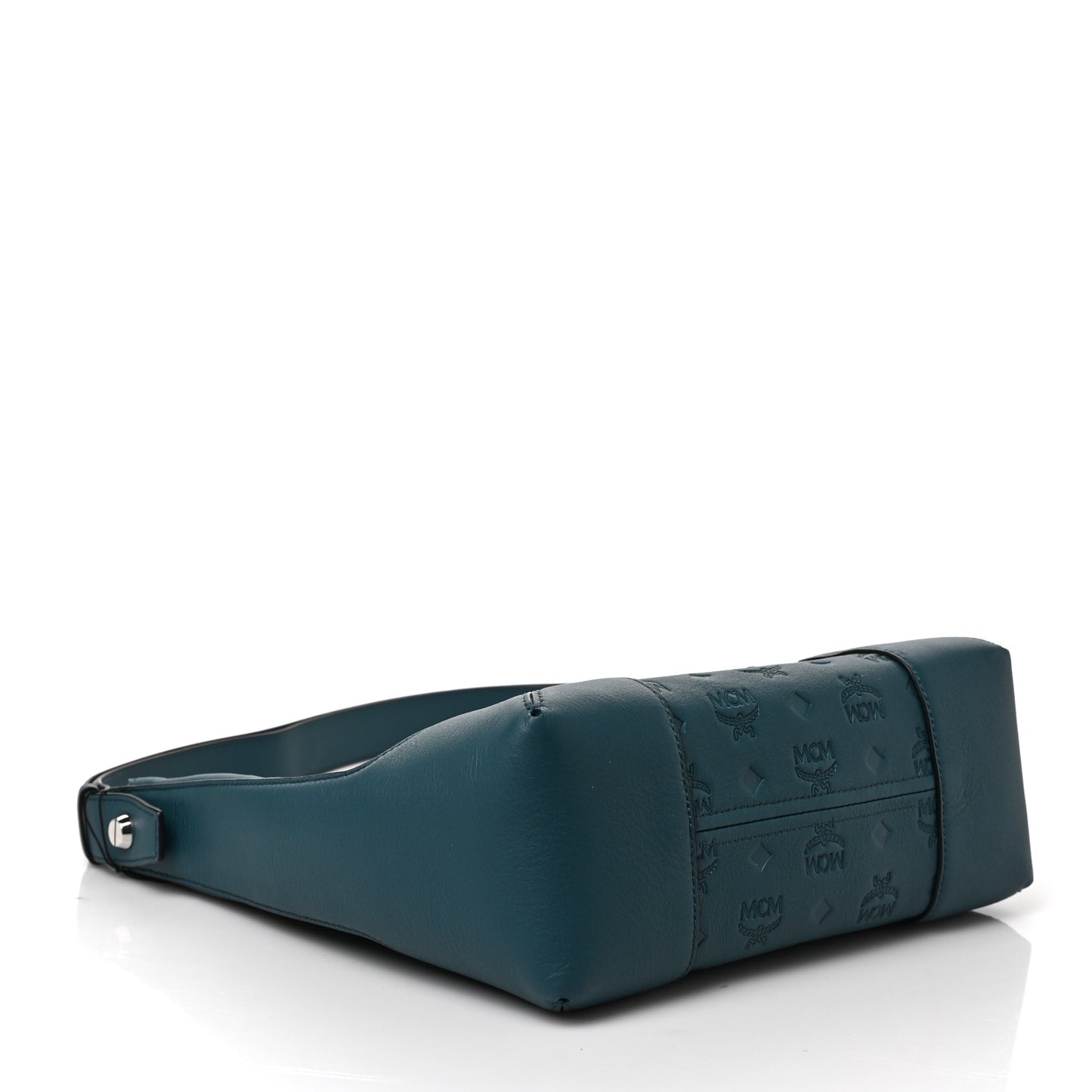 Calfskin Ottomar Monogram Medium Klara Hobo Teal