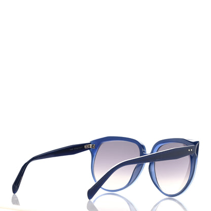 Celine Acetate Oversized Sunglasses CL400481 Blue 3 of 8