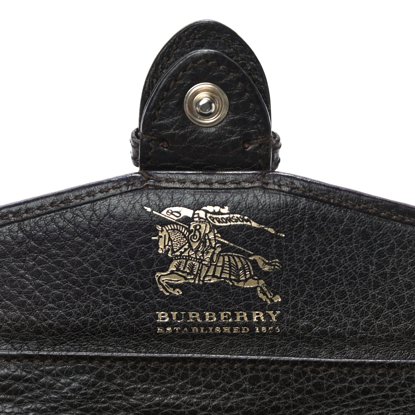 Calfskin Mega Check Continental Wallet Black