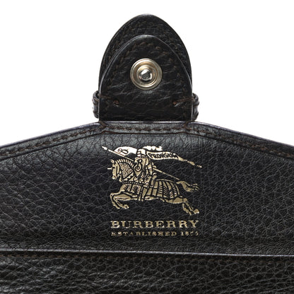 Burberry Calfskin Mega Check Continental Wallet Black 6 of 12