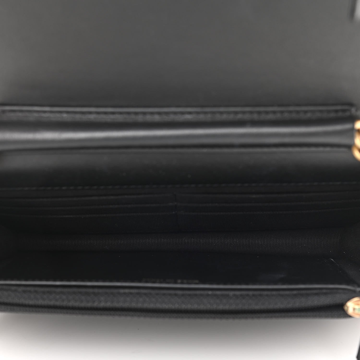Chanel Caviar Quilted Boy Wallet On Chain WOC Black 5 of 15