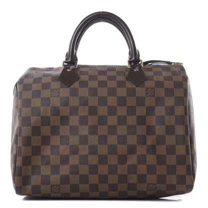Louis Vuitton Damier Ebene Speedy 30 1 of 12