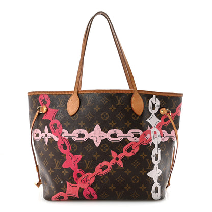 Louis Vuitton Monogram Bay Neverfull MM Rose Ballerine Poppy 1 of 11