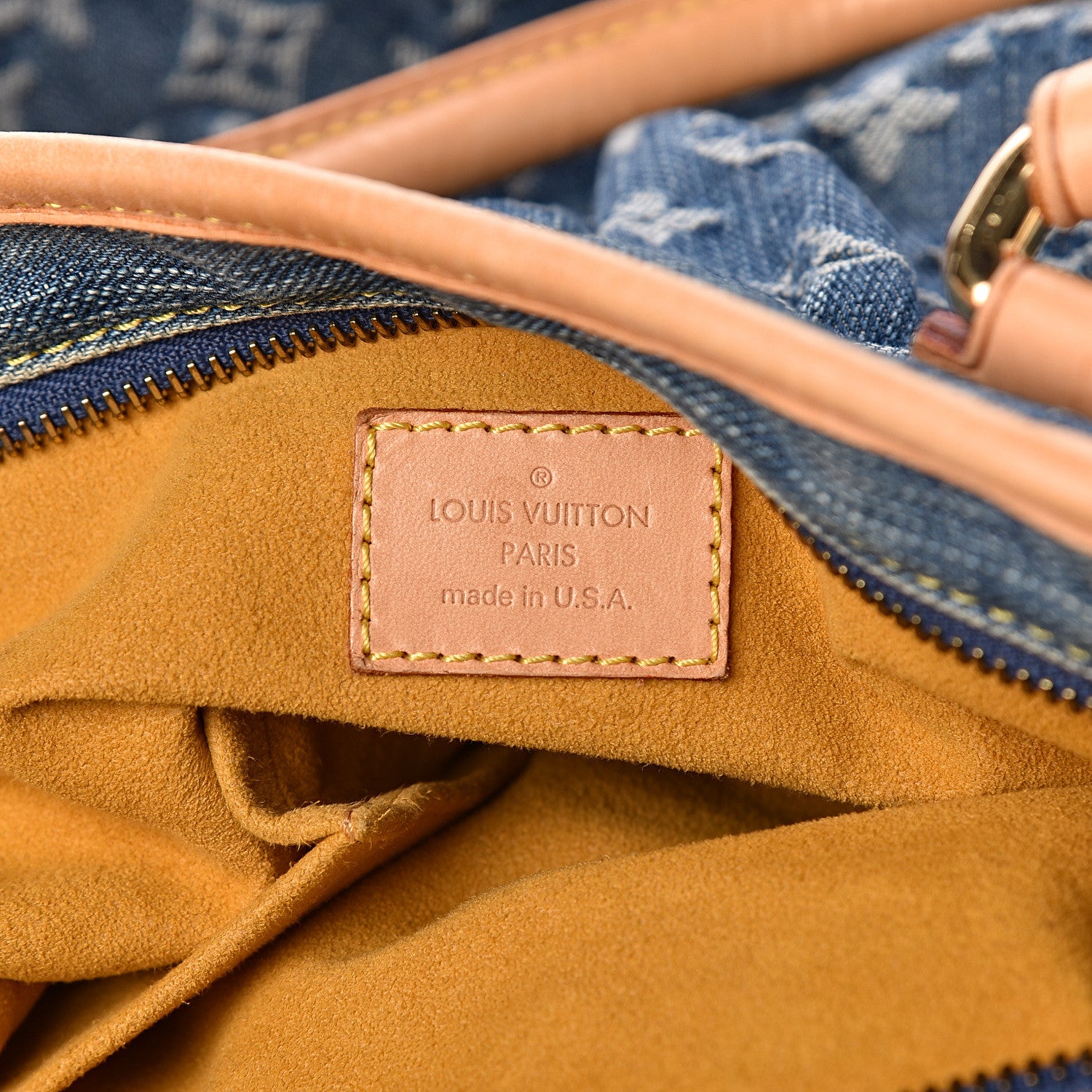 Louis Vuitton Denim Neo Cabby GM Blue 9 of 18