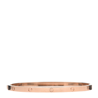 Cartier 18K Pink Gold Small LOVE Bracelet 18 3 of 7