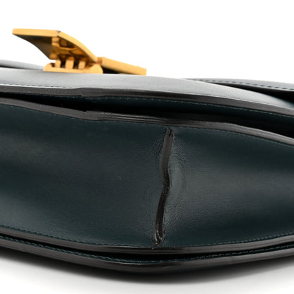 Celine Box Calfskin Medium Classic Box Flap Bag Dark Green 10 of 18