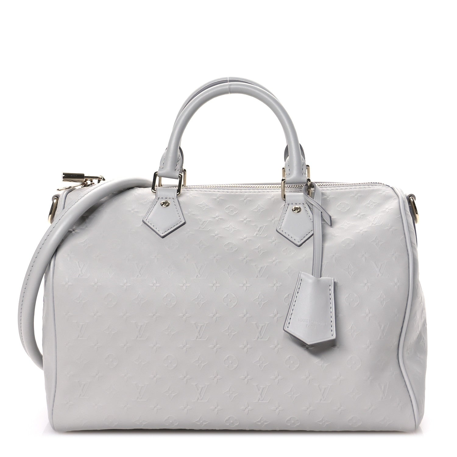 Louis Vuitton Empreinte Monogram Speedy Soft 30 Cloud Gray 1 of 9