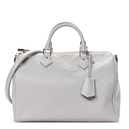 Louis Vuitton Empreinte Monogram Speedy Soft 30 Cloud Gray 1 of 9