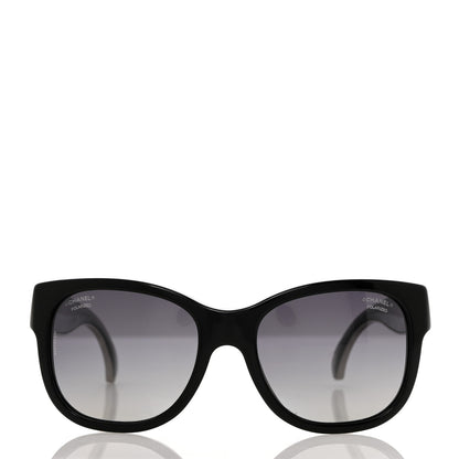 Chanel Mirrored CC Sunglasses 5270 Black Silver 2 of 7